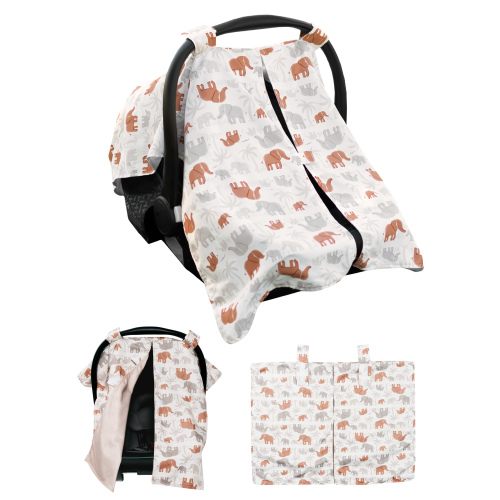 Modern Moments By Gerber Gender Neutral Infant Car Seat Canopy Cover, Ivory
