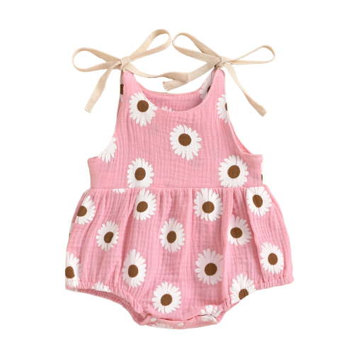 Yindaity Short Sleeve Onesies Girl Baby Side Snap Bodysuit Set, 100% Cotton Boy Girl Unisex Kimono Onesie Pink,3-6 Months