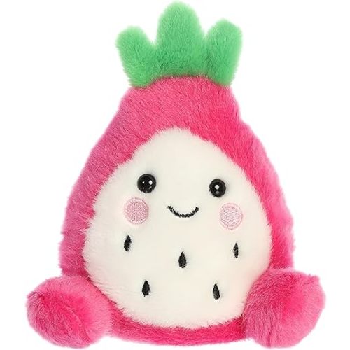 Aurora® Adorable Palm Pals™ Rhys Dragon Fruit™ Stuffed Animal - Pocket-Sized Play - Collectable Fun - Pink 5 Inches