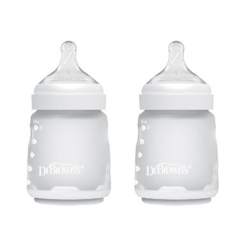 Dr. Brown's Silicone Baby Bottles - Clear - 5 fl oz/2pk