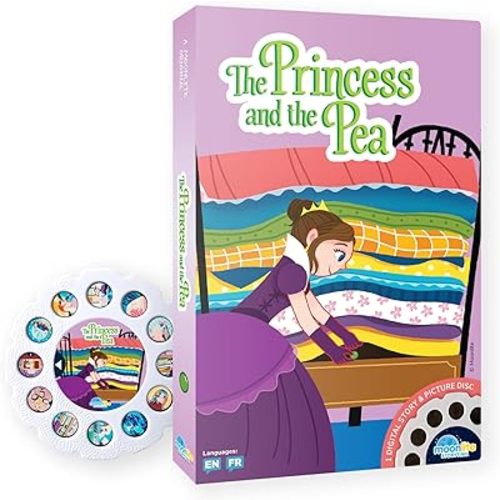 Moonlite Storybook Reels for Flashlight Projector, Kids Toddler | The Princess and The Pea | Single Reel Pack Story for 12 Months and Up