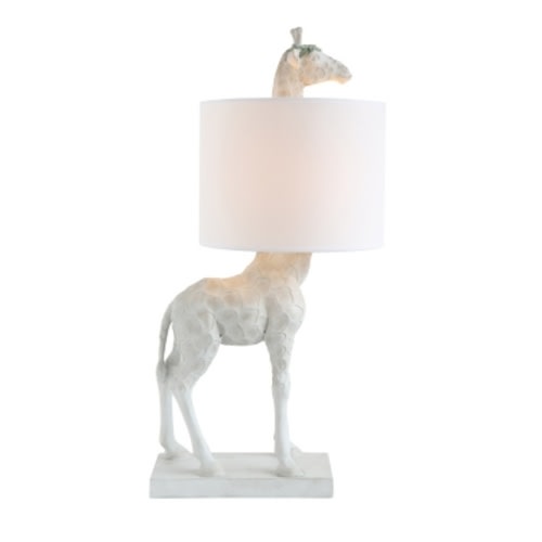 Storied Home Resin Giraffe Lamp