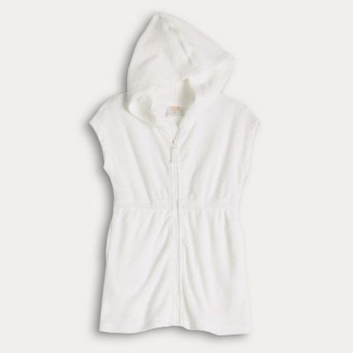 Baby & Toddler Girl Jumping Beans® Swim Cover-Up with Hood