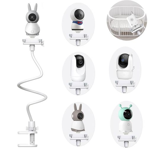 Baby Camera Mount Stand Compatible with BOIFUN/Momcozy /ieGeek//Comfyer-BM01/TECGUUD Baby Monitor Flexible Baby Monitor Holder Shelf Baby Camera Stand More Safety(33.75 inch/Camera Not Included)