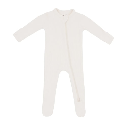 NB Ribbed Bamboo Zipper Footie | Snuggle Bugz | Canada's Baby Store