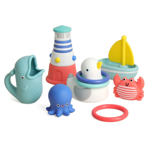 Itzy Ritzy Splash & Learn 12-pc. Sensory Bath Toy Set
