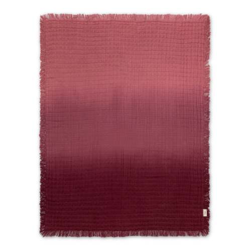 Multi-Layer Cotton Muslin Baby Blanket (Orchid Ombre)
