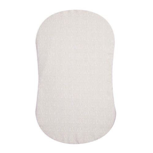 HALO - BassiNest Fitted Sheet 100% Cotton | Herringbone - cream ,
