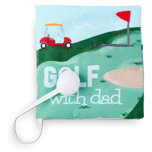 Mud Pie Children's Golf with Dad Plush Book