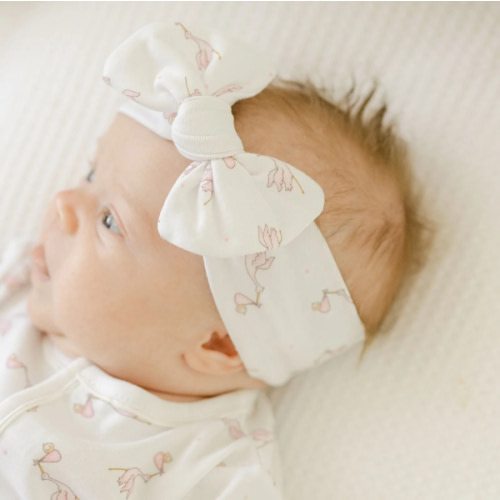 Worth the Wait Printed Headband- Pink
