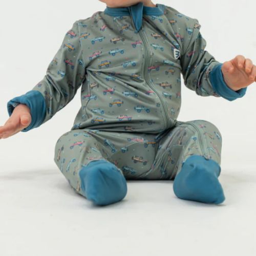Baby Zip Up - Vintage Cruiser – BURLEBO
