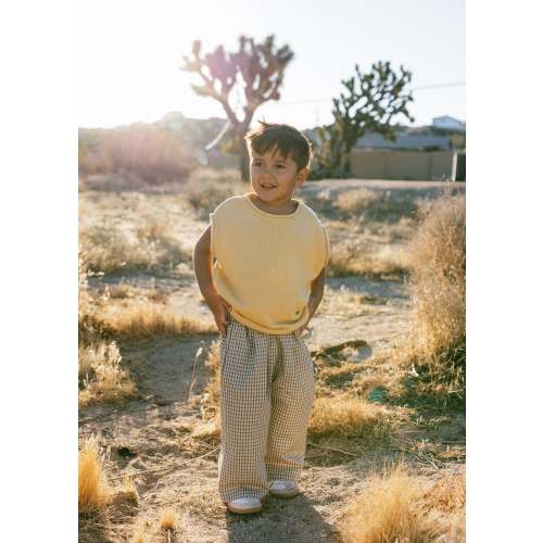 Sweater Vest- Muted Yellow