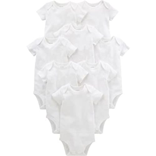 Simple Joys by Carter's Unisex Babies' Short-Sleeve Bodysuit, Pack of 8