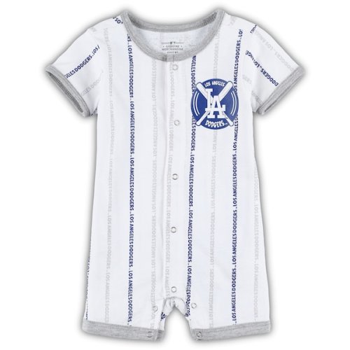 Los Angeles Dodgers Infant Ball Hitter Coverall - White