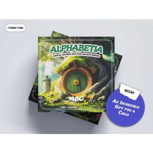 Fantasy ABC Book for Kids - Lord of the Rings Inspired Alphabet - Tolkien Baby Gift, Educational Children’s Storybook, Hobbit Journey Themed