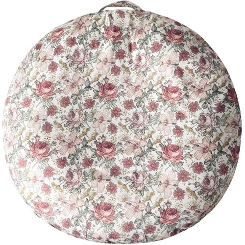 Little Jump Western Wild Flowers Newborn Lounger Cover, Removable Ultra Soft Comfortable Slipcover for Infant Lounger Pillow(Vintage Floral)
