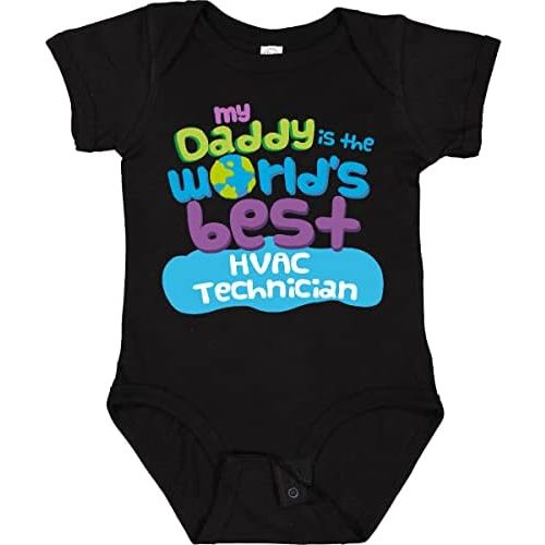 inktastic HVAC Technician Daddy Baby Bodysuit
