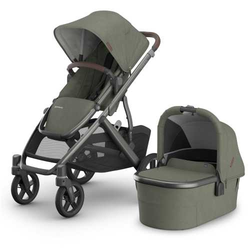 UPPAbaby Vista V3 Stroller + Bassinet V3 Bundle - Evelyn