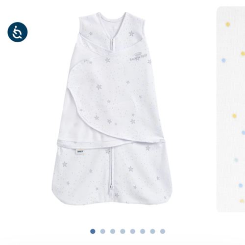 Stardust Cotton Newborn Swaddle | HALO