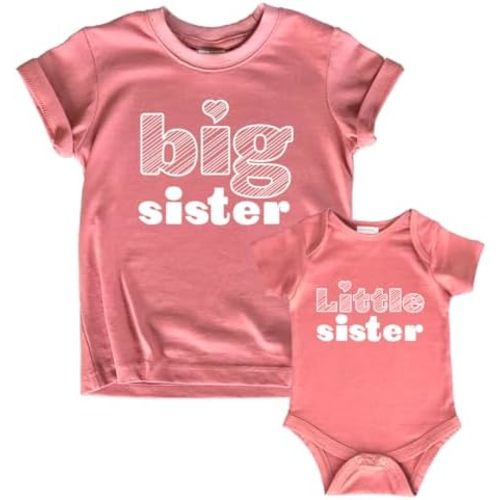 Unordinary Toddler Big Sister Little Sister Outfits Matching Shirts Sibling Gifts girls newborn baby set
