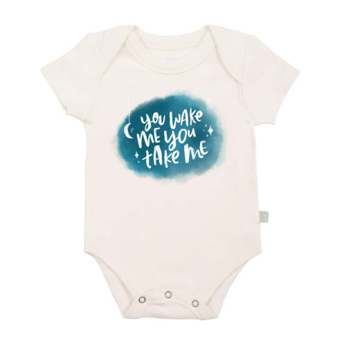 Baby Graphic Bodysuit - Hippy Hoppy | 100% Organic -
– Finn + Emma