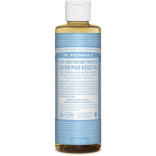 Dr. Bronner's Magic Soap Organic Baby-Mild Pure Castile Soap Liquid, 8-Ounce