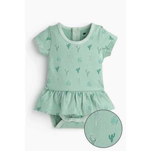 Short Sleeve All Dressed Up Bodysuit - Organic Baby Clothes - Monica + Andy