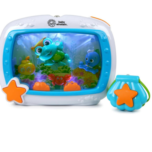 Baby Einstein Sea Dreams Soother Musical Crib Toy and Sound Machine, Newborn and up