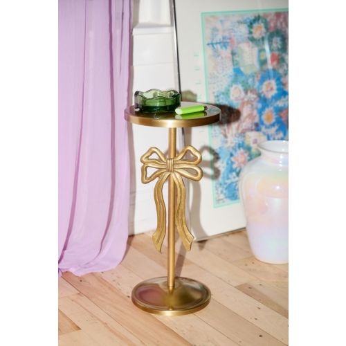 Bow Metal Drink Side Table