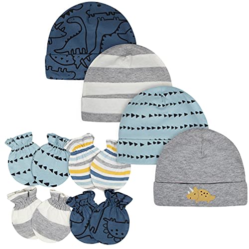 Gerber Baby Boys' Cap and Mitten Sets