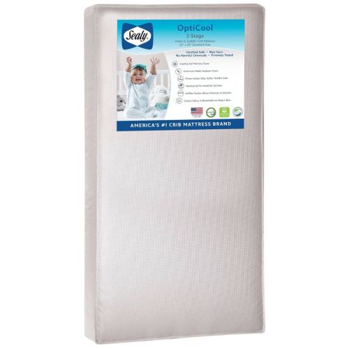 Sealy Opticool 2-stage Cool Foam Crib And Toddler Mattress