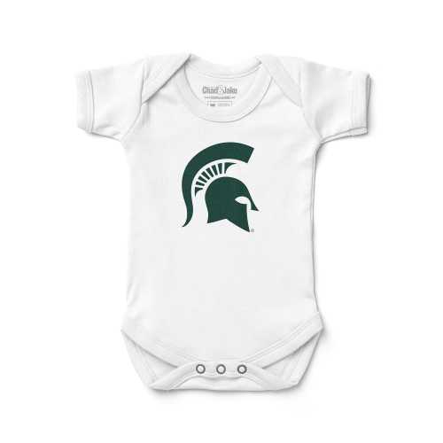 Michigan State Spartans Logo Baby Bodysuit | Official NCAA Licensed Infant Bodysuit