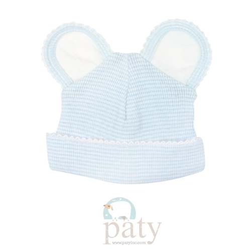 Rib Knit Paty Bear Beanie #RB1509