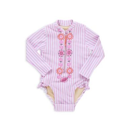 Girls' Arden Zip Front One Piece Swimsuit - Baby