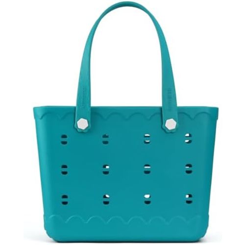 X-Large Rubber Tote Beach Bag for Women | Medium Durable Rubber Bag Waterproof Washable Versatile Tote Bags