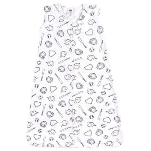 Hudson Baby Infant Boy Cotton Sleeveless Wearable Sleeping Bag, Sack, Blanket, Baseball, 18-24 Months
