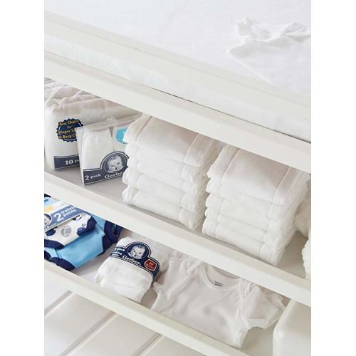 Gerber 10 Pack Organic Flatfold Birdseye Diaper