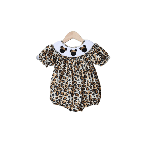 Smocked Leopard Safari Mouse Bubble