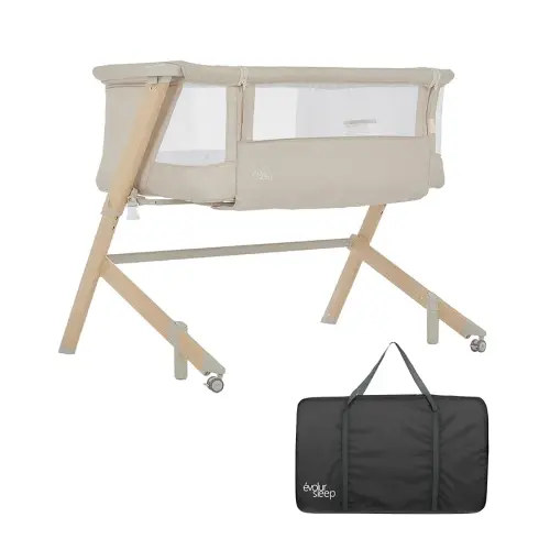 Evolur Stellar Bassinet and Bedside Sleeper, Beige