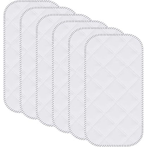 Sunny zzzZZ 6 Pack Baby Waterproof Changing Pad Liners - Quilted Thicker Ultra Soft Changing Table Cover Liners - Durable & Easy to Clean - White - 27" x 13"