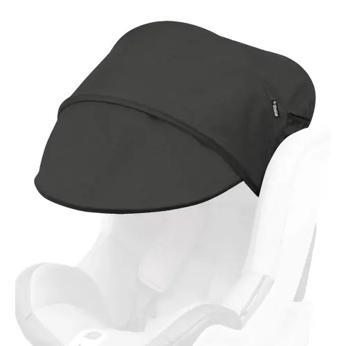 Manito Sun Shade Extender/Auxiliary Canopy for Car Seat (Charcoal Grey)
