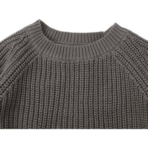 Stella Rib Knit Sweater, Dark Taupe - Donsje Amsterdam | Maisonette