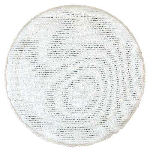 Organic Cotton Quilted Reversible Play Mat - Pebble and Solid Vanilla White - Open Box