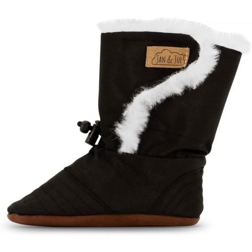 JAN & JUL Faux Fur Lined Winter Booties for Babies and Toddlers
