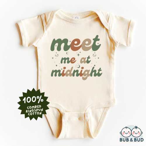 Meet Me At Midnight - Cute Baby Bodysuit - Adorable Infant Newborn Outfit