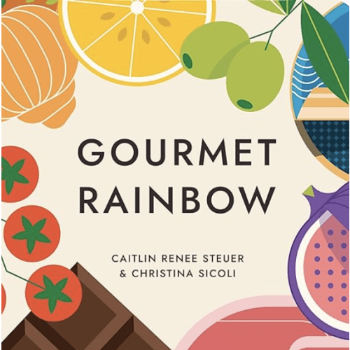 Gourmet Rainbow Board Book Poems About Color and Food Facts for Early Reader Baby 0-12M and Toddler Learning Resource 1-4 Years Preschool Classroom Teacher Must Have