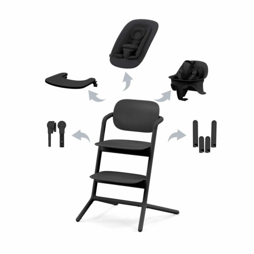 Cybex Lemo 2 High Chair 4-in-1 - Stunning Black