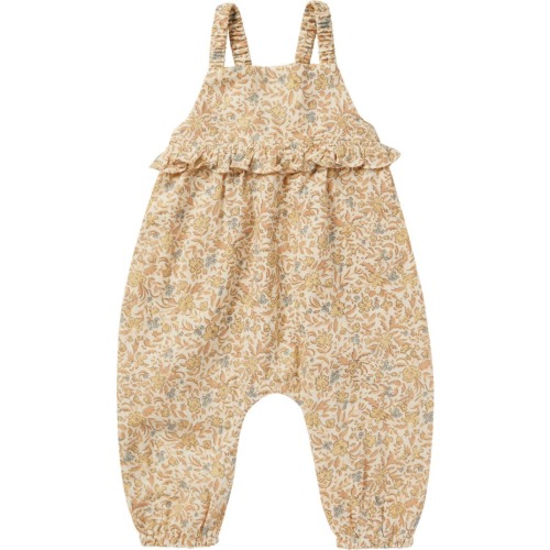 Baby Kinsley Floral Ruffle Cotton Romper, 6-12M, Blossom