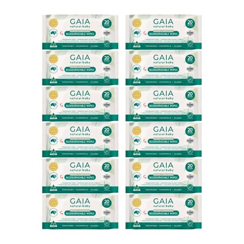 GAIA Skin Naturals Biodegradable Water Wipes 280pk : Amazon.com.au: Health, Household & Personal Care