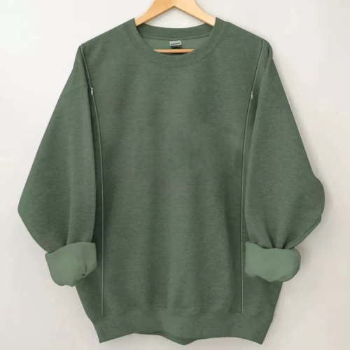 Mama's Solid Color Nursing Sweatshirt